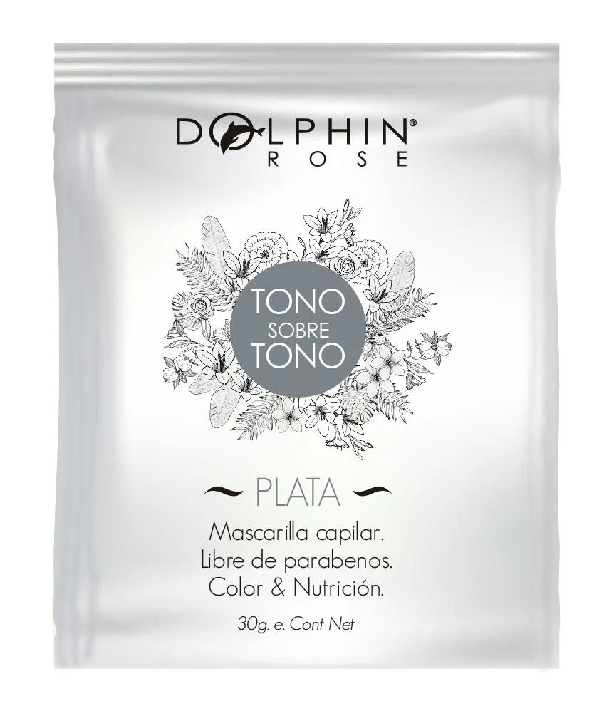 SACHET TONO SOBRE TONO PLATA X 30GR - DOLPHIN ROSE