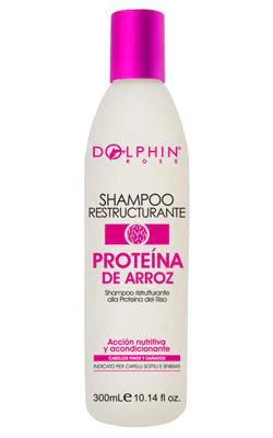 SHAMPOO PROTEINA DE ARROZ X300ML - DOLPHIN ROSE