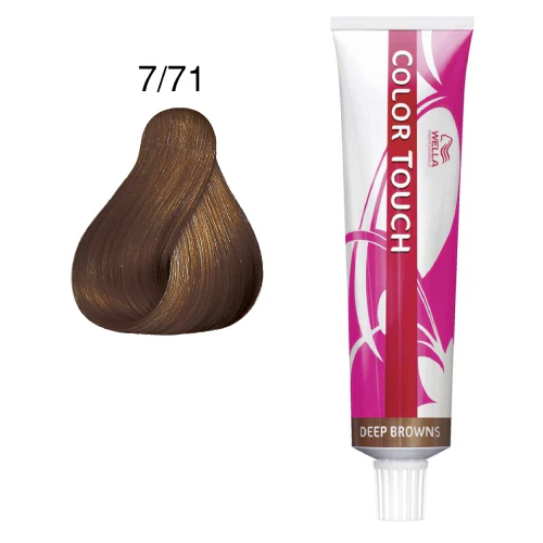 7/71 RUBIO MEDIANO MARRON CENIZA COLOR TOUCH -WELLA