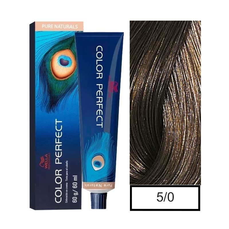 5.0 CASTAÑO CLARO COLOR PERFECT - WELLA