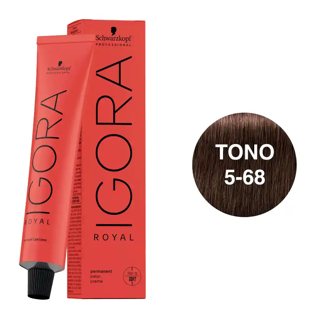 5.68 CASTAÑO CLARO MARRON ROJO - IGORA