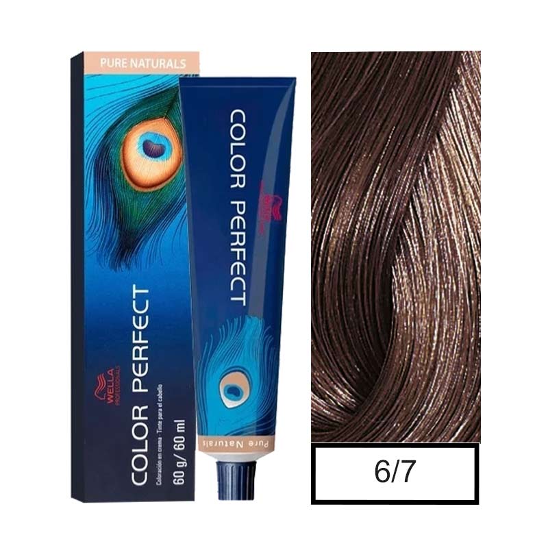 6.7 RUBIO OSCURO MARRÓN COLOR PERFECT - WELLA