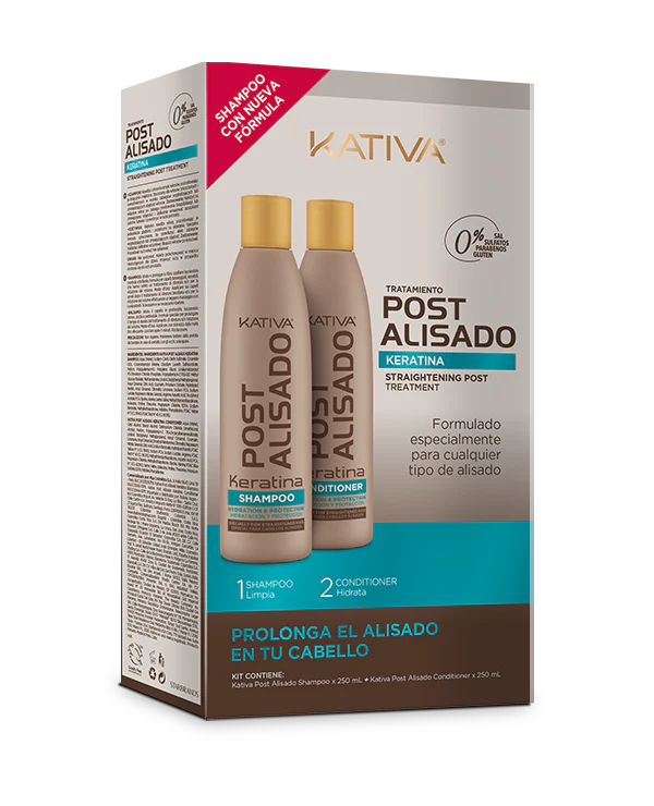 KIT TRATAMIENTO POS ALISADO - KATIVA - Image 2