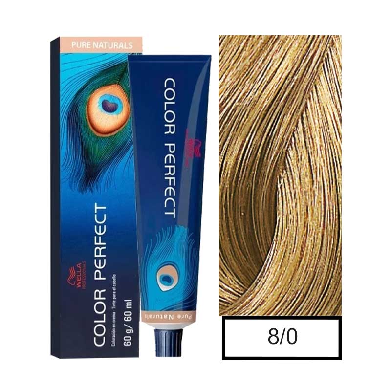 8.0 RUBIO CLARO COLOR PERFECT - WELLA