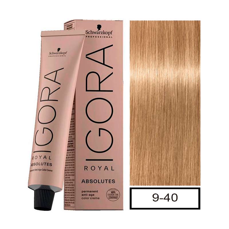 9.40 RUBIO MUY CLARO BEIGE NATURAL ABSOLUTE - IGORA
