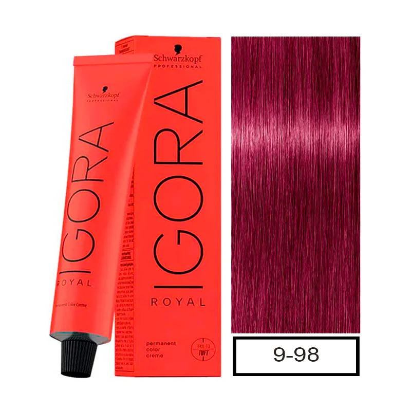 9.98 RUBIO MUY CLARO VIOLETA ROJO - IGORA