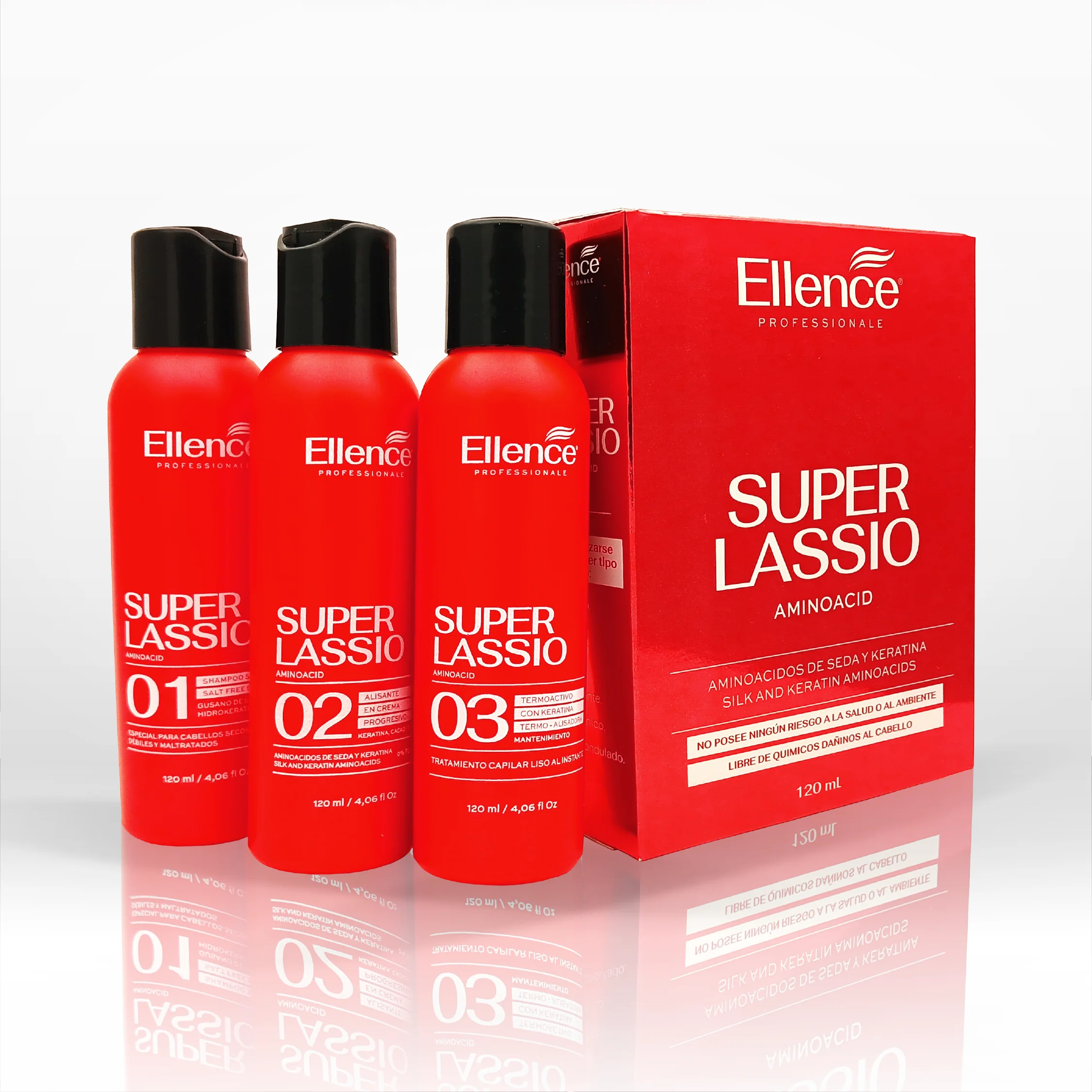 KIT AMINOACIDO SUPER LASSIO X120ML - ELLENCE PROFESSIONALE
