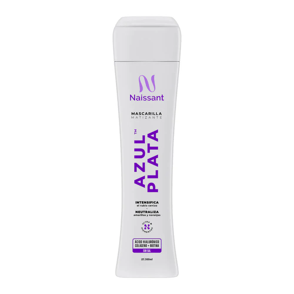 MASCARILLA MATIZANTE AZUL PLATA X300ML - NAISSANT