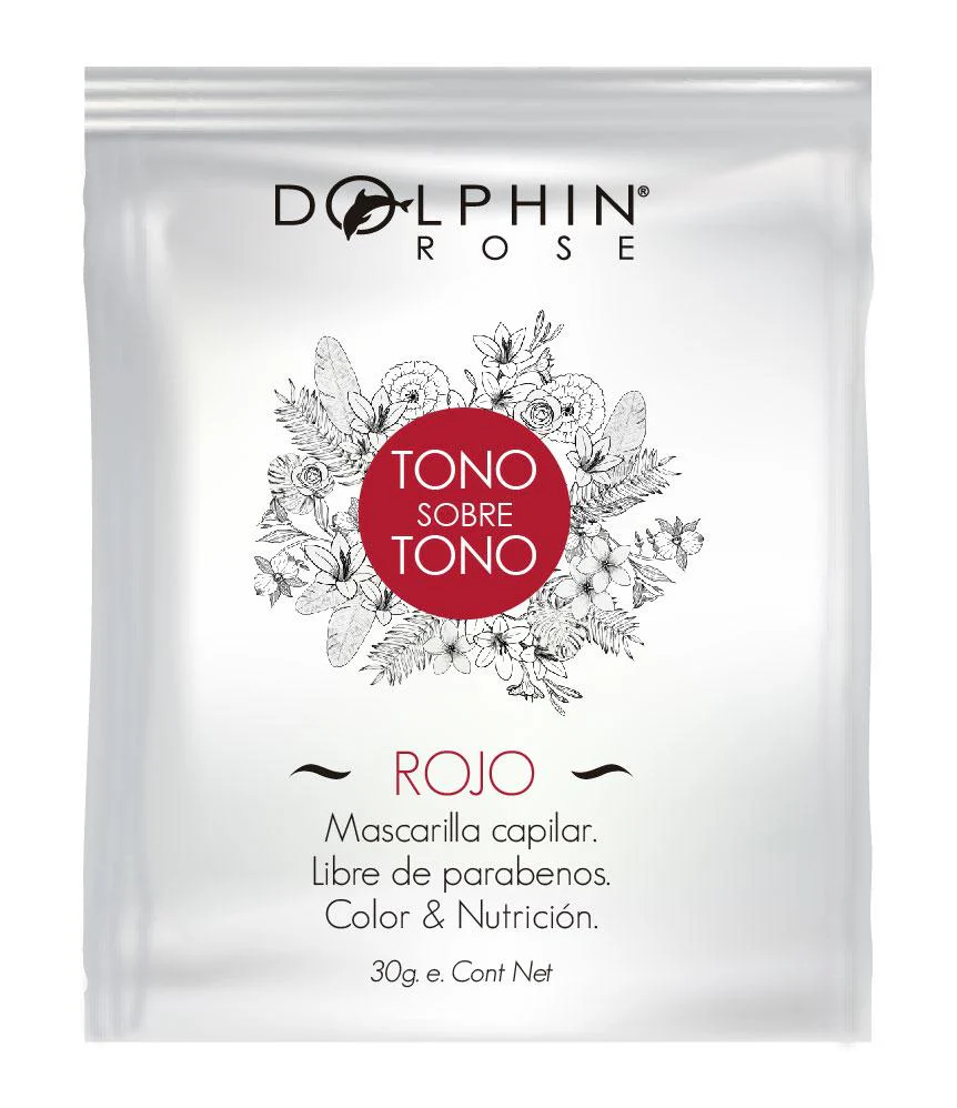 SACHET TONO SOBRE TONO ROJO X 30 GRDOLPHIN ROSE