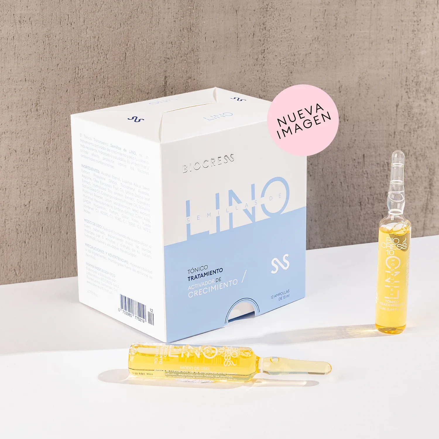 AMPOLLA SEMILLA DE LINO 13ML - BIOCRESS
