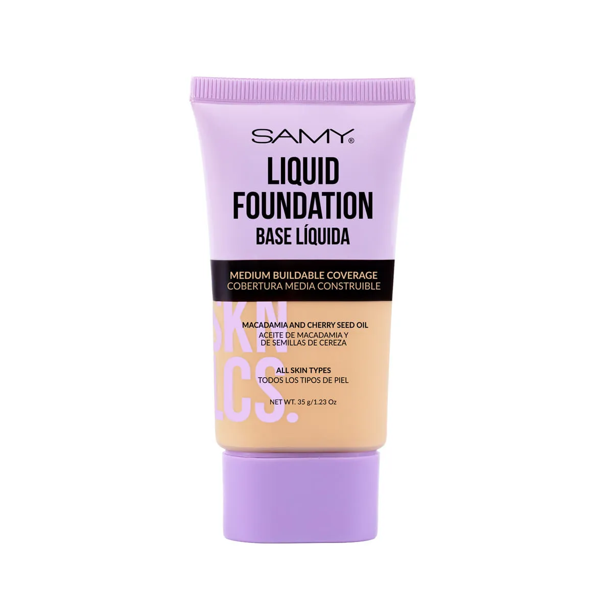 BASE LIQUIDA SKINLICIOUS MEDIUM 3 - SAMY