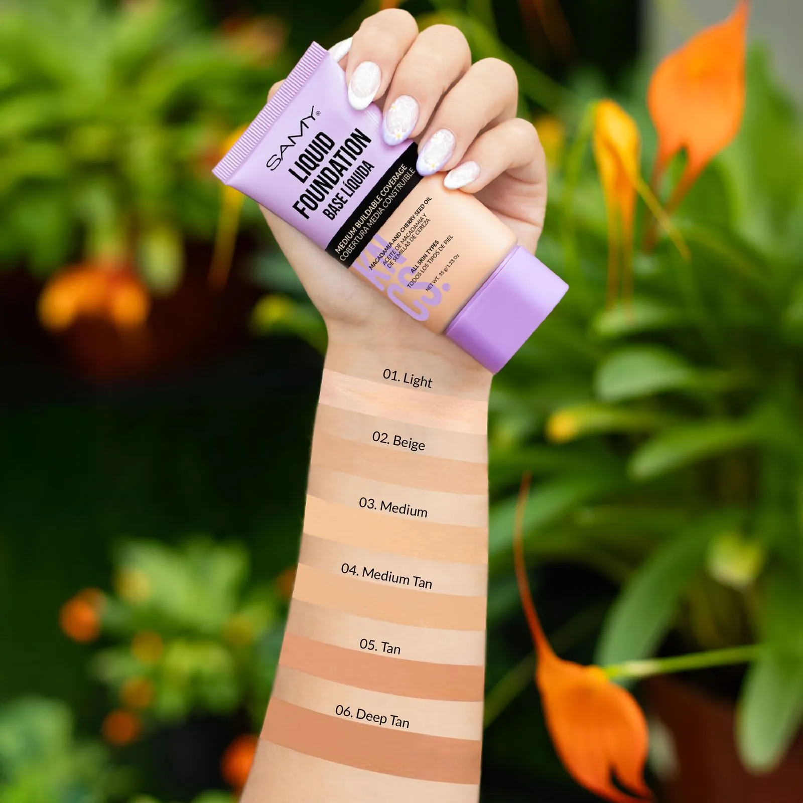 BASE LIQUIDA SKINLICIOUS MEDIUM 3 - SAMY - Image 2