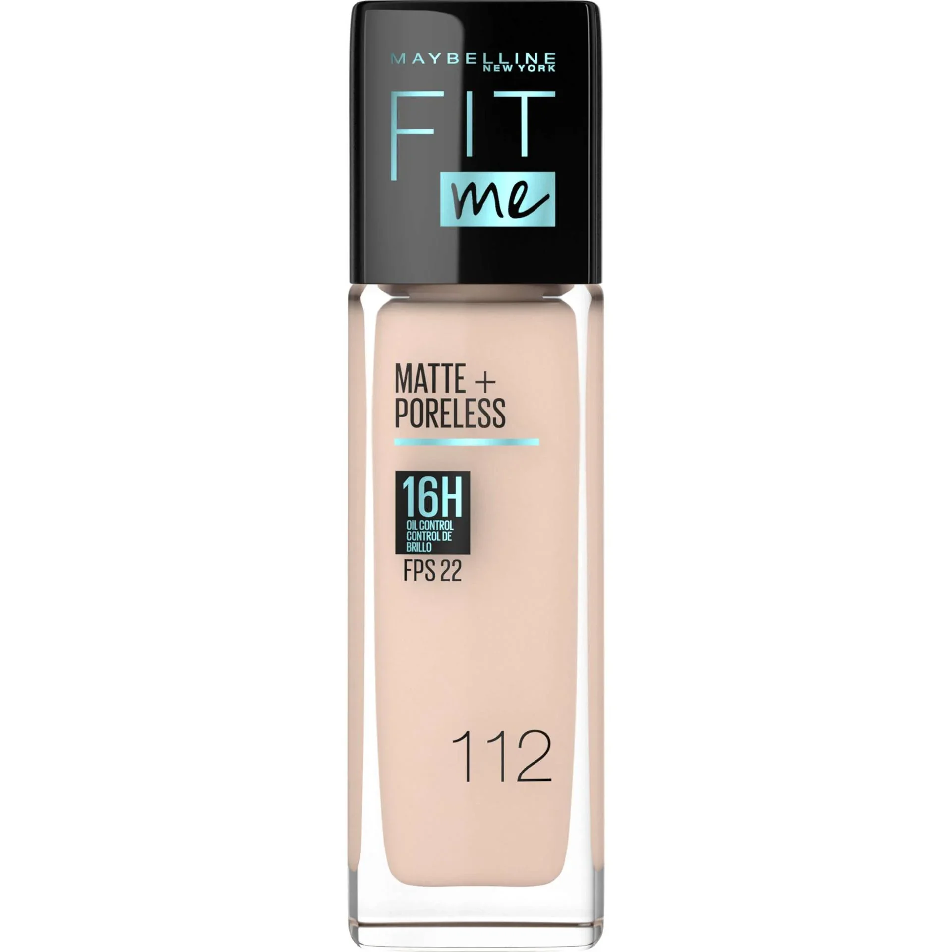 BASE MATTE FIT ME 112 NATURAL - MAYBELLINE