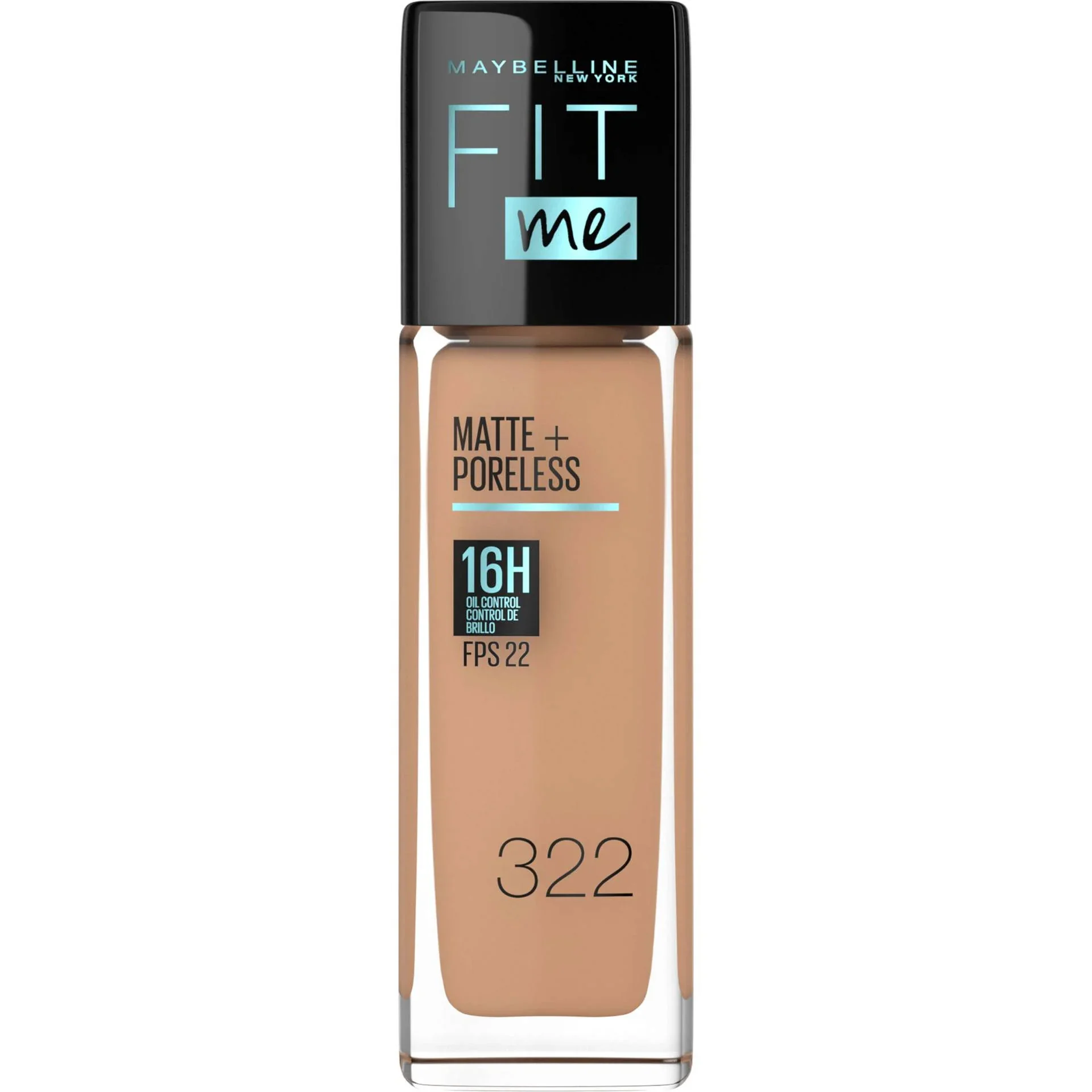 BASE MATTE FIT ME 322 WARM HONEY - MAYBELLINE