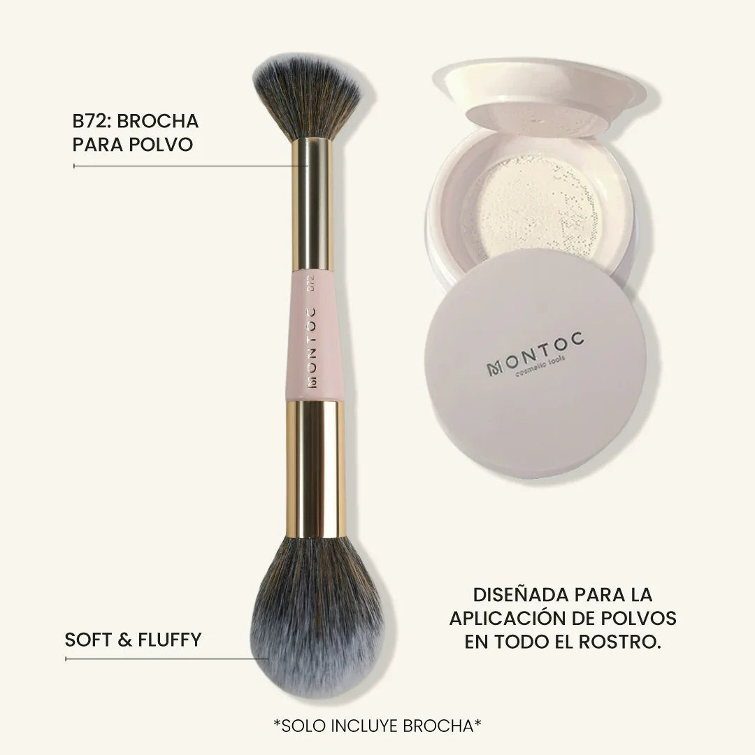 BROCHA B72 DOBLE HUMIDE PARA POLVO - MONTOC