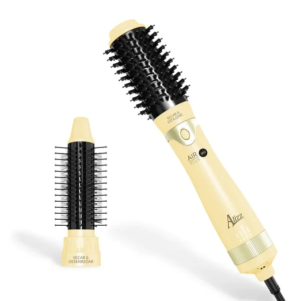 CEPILLO SECADOR 360 PLUS 2 EN 1 AMARILLO - ALIZZ