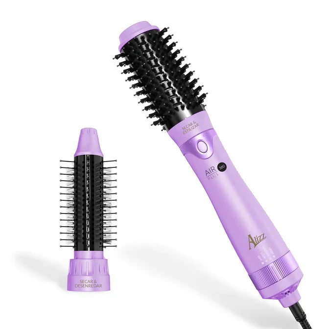 CEPILLO SECADOR 360 PLUS 2 EN 1 MORADO - ALIZZ