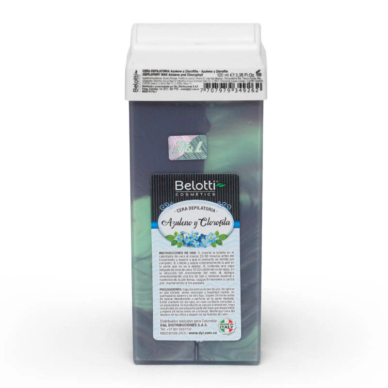 CERA ROLL-ON AZULENO Y CLOROFILA 100ML - BELOTTI