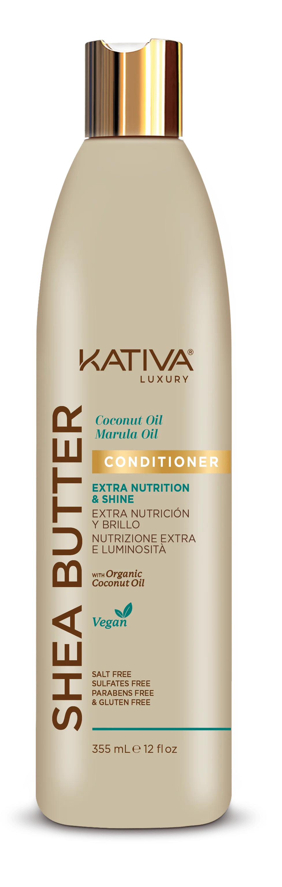 CONDITIONER SHEA BUTTER COCONUT MARULA 355ML - KATIVA