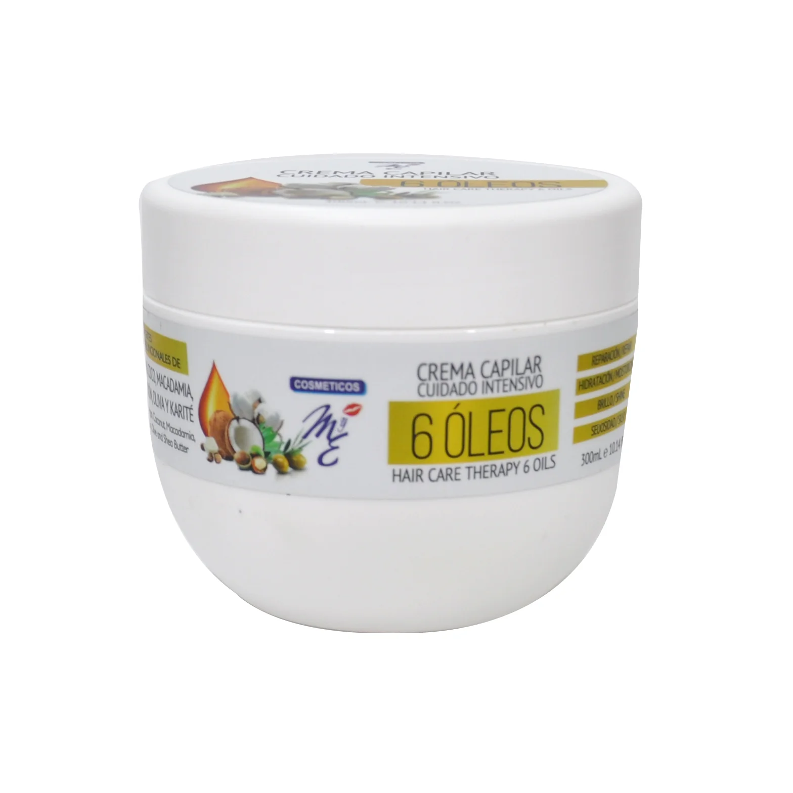 CREMA CAPILAR 6 OLEOS X 300ML - MYE