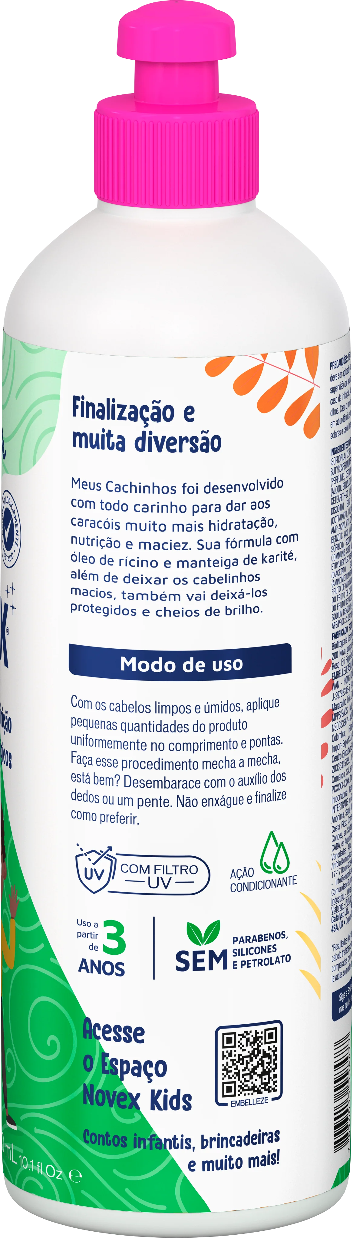 CREMA PARA PEINAR MEUS CACHINHOS X 300ML - NOVEX - Image 2