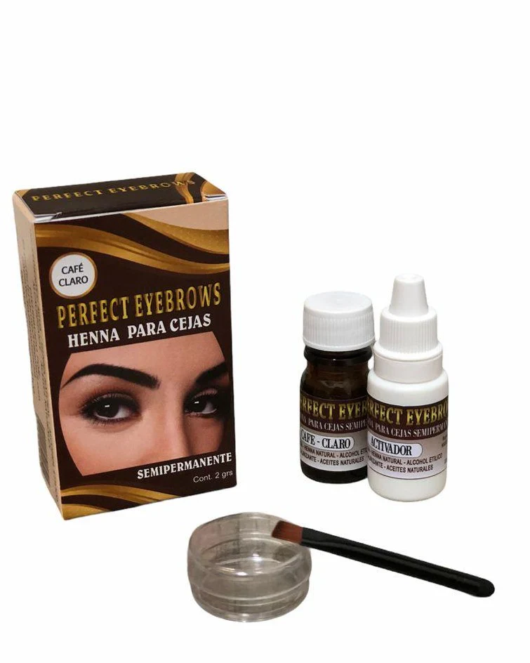 HENNA PARA CEJAS CAFE CLARO - PERFECT EYEBROWS