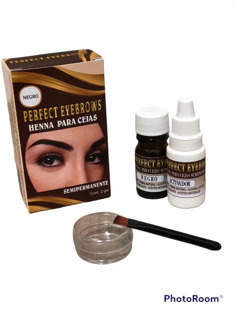HENNA PARA CEJAS NEGRO - PERFECT EYEBROWS