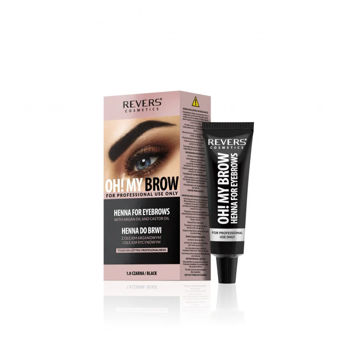 HENNA PRO COLORS PARA CEJAS 30ML BLACK/NEGRO - REVERS