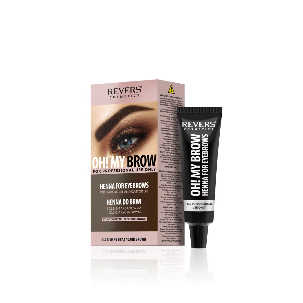 HENNA PRO COLORS PARA CEJAS 30ML DARK BROWN/ MARRON - REVERS
