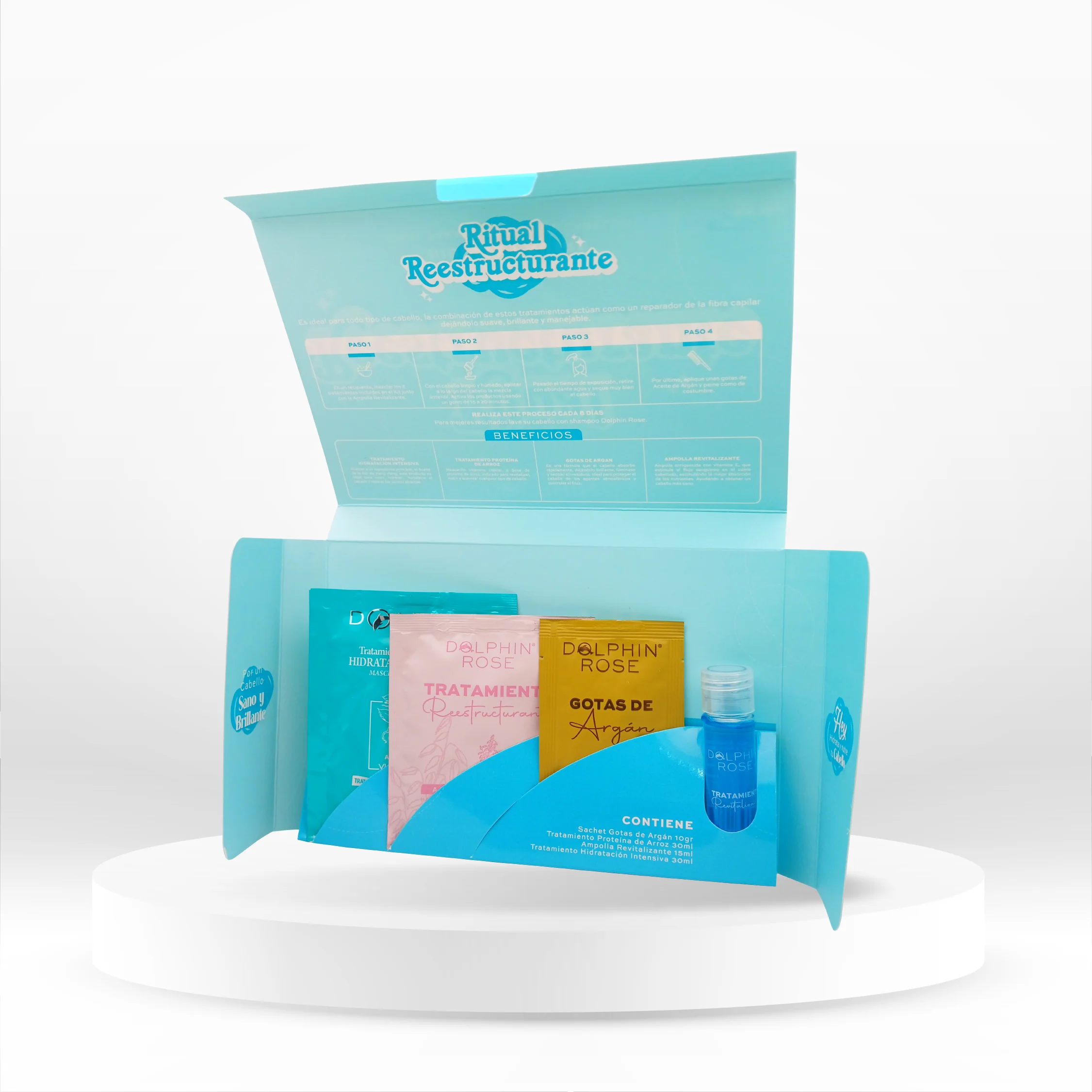 KIT REESTRUCTURANTE X30ML - DOLPHIN ROSE