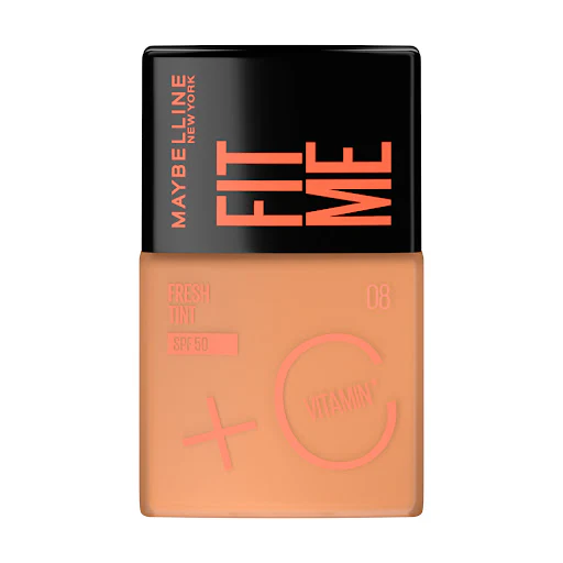 MAQUILLAJE LIQUIDO MATTE FIT ME 08 FRESH TINT - MAYBELLINE