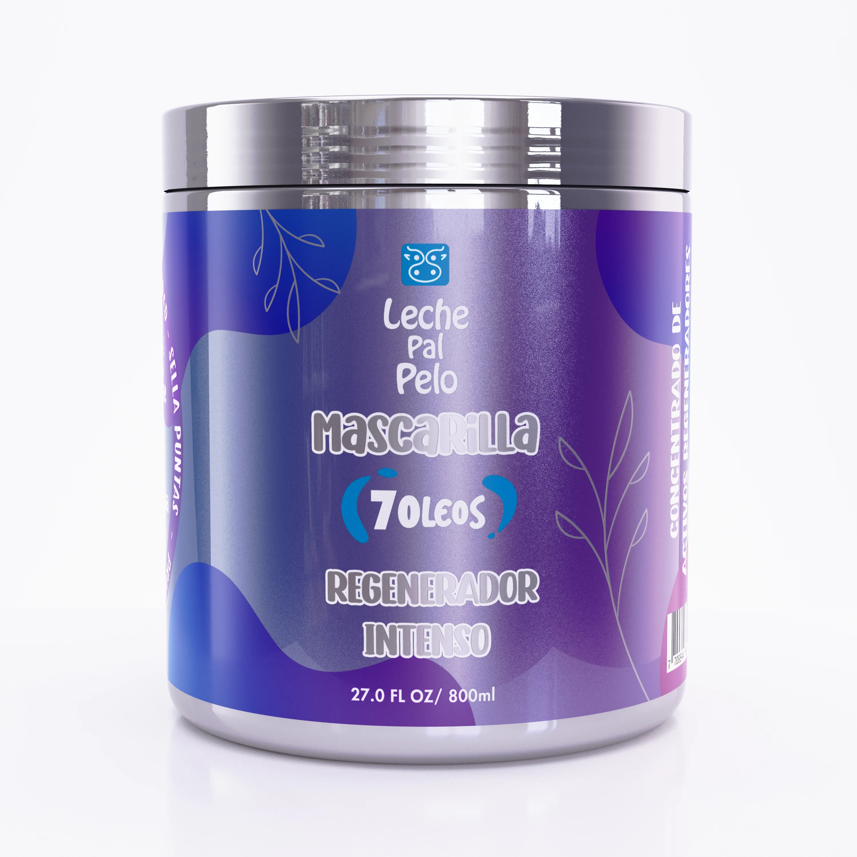 MASCARILLA 7 OLEOS 800 ML - LECHE PAL PELO