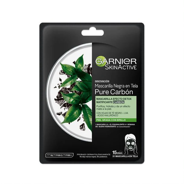 MASCARILLA EN TELA CARBON - GARNIER
