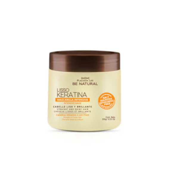 MASCARILLA LISO KERATINA X350GR - BE NATURAL