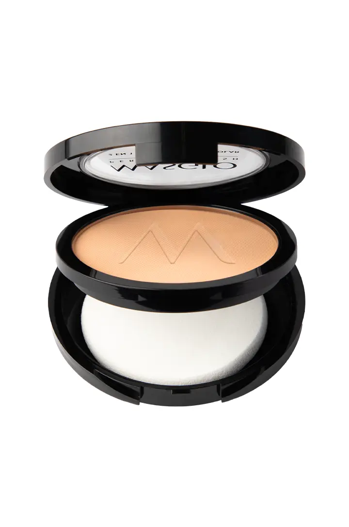 POLVO COMPACTO PERFECT FINISH CLARO #2 10G - MASGLO - Image 2