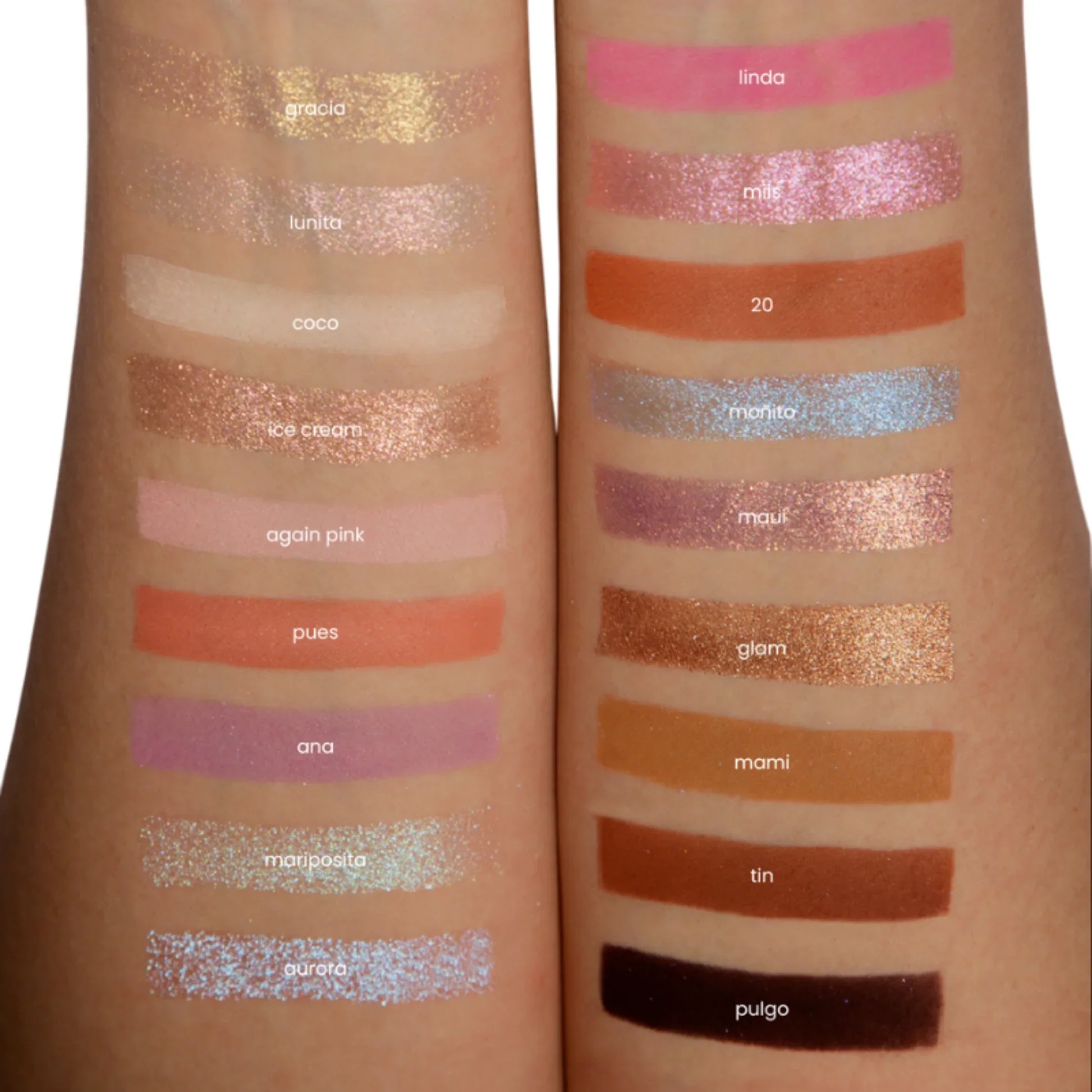 PALETA LUNA DE SOMBRAS Y PIGMENTOS - MIIS COSMETICS - Image 2