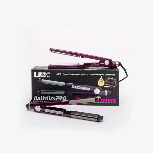 PLANCHA COMBO NANO TITANIUM PURPURA - BABYLISS