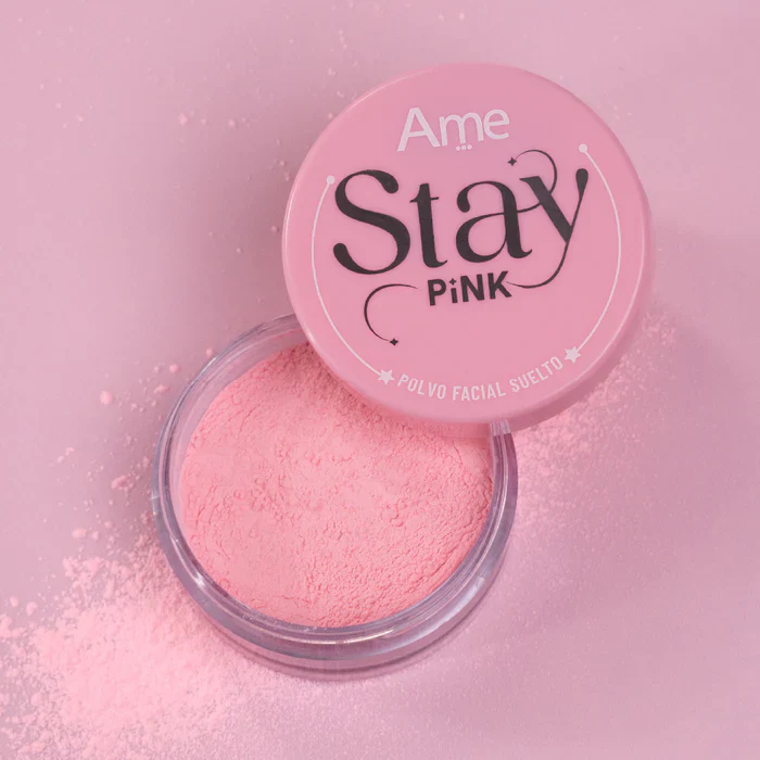POLVO FACIAL AME STAY PINK #05 - AME COSMETICOS