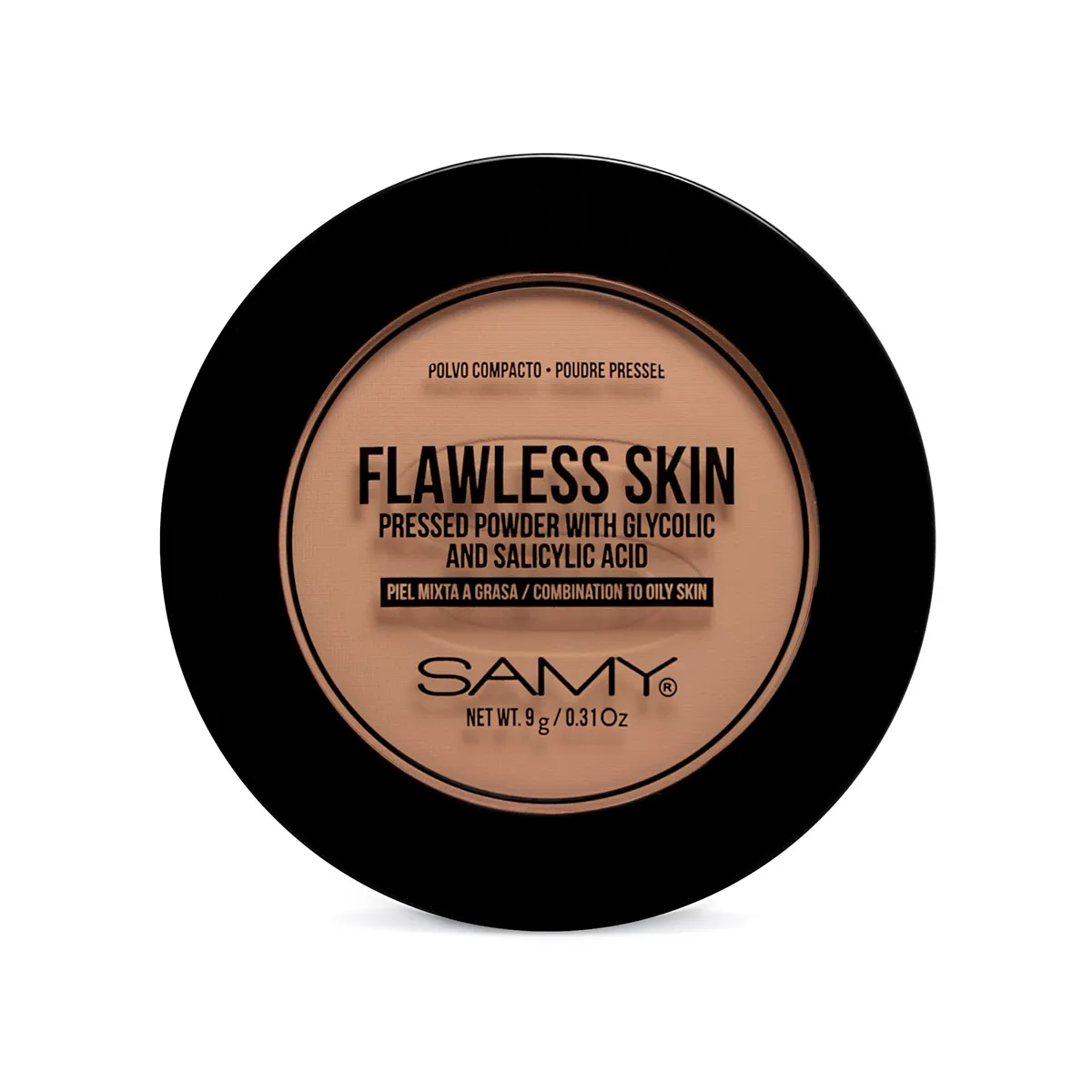 POLVO COMPACTO PIEL MIXTA A GRASA 05 NEUTRAL TAN - SAMY