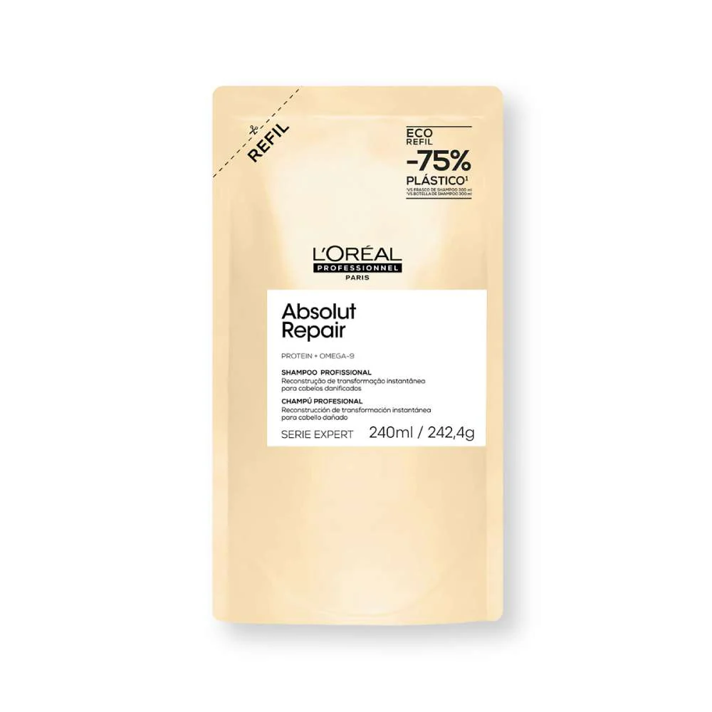 REFILL SHAMPOO ABSOLUT REPAIR 240ML - LOREAL
