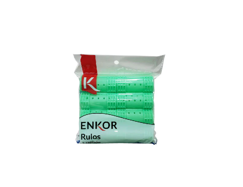 RULOS VERDE CON TAPA - ENKOR