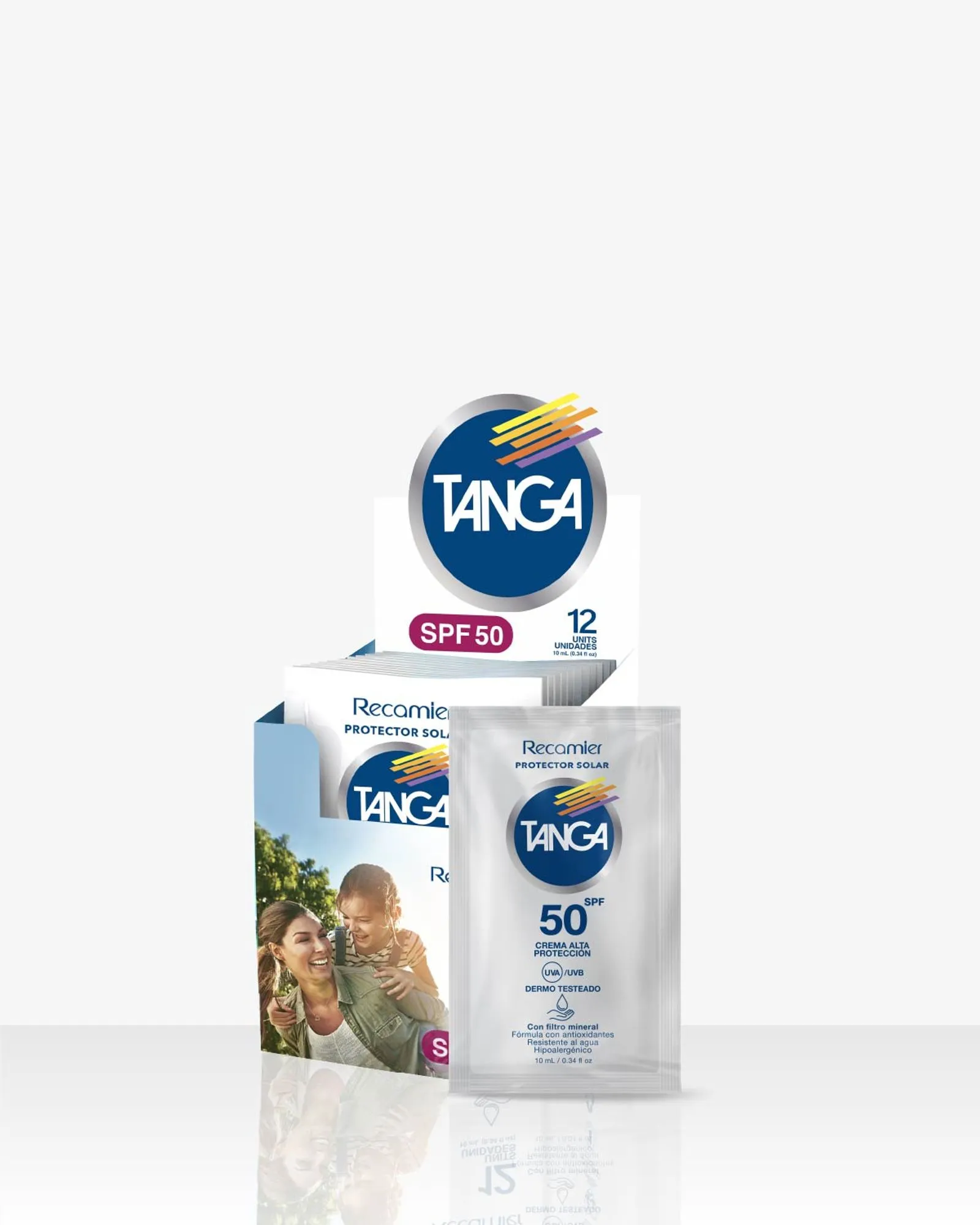 SACHET BLOQUEADOR SPF 50 X 10 ML - TANGA