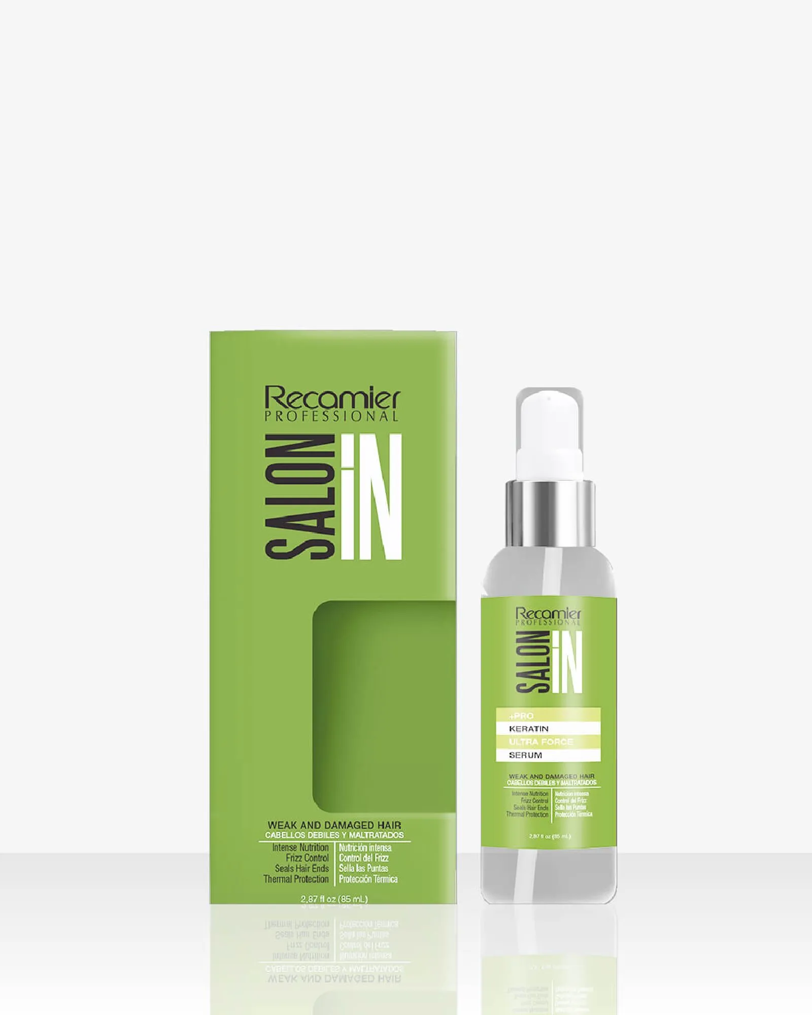 SERUM KERATIN ULTRA FORCE X85 ML SALOON IN - RECAMIER