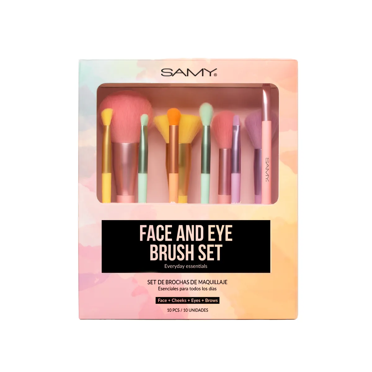 SET BROCHAS COLORES X10 - SAMY