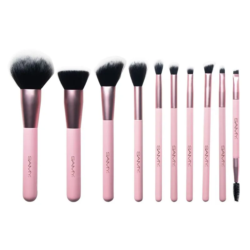 SET BROCHAS X10 PINK GLAM - SAMY