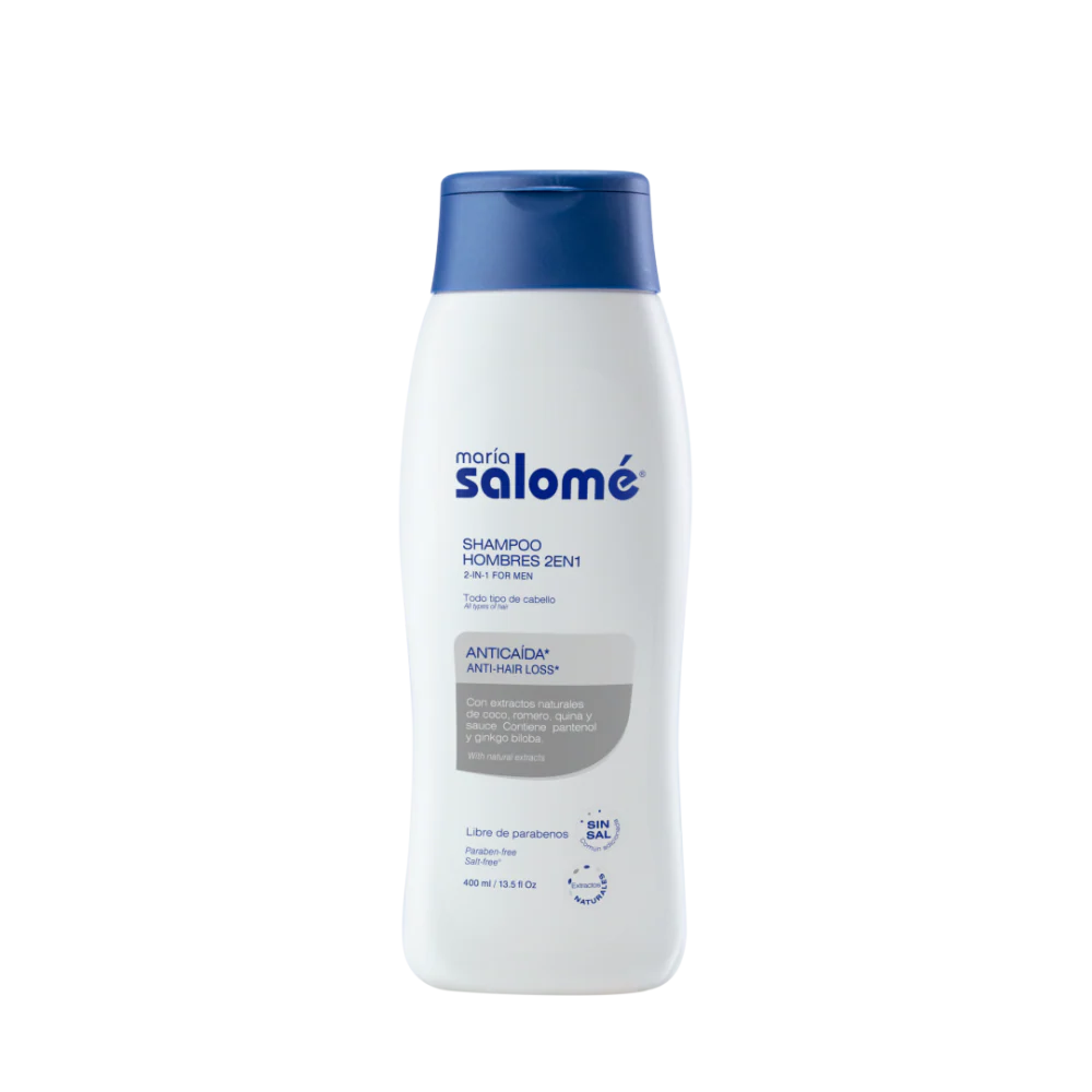 SHAMPOO 2 EN 1 CAIDA E HIDRATACION X400 ML - MARIA SALOME - Image 2
