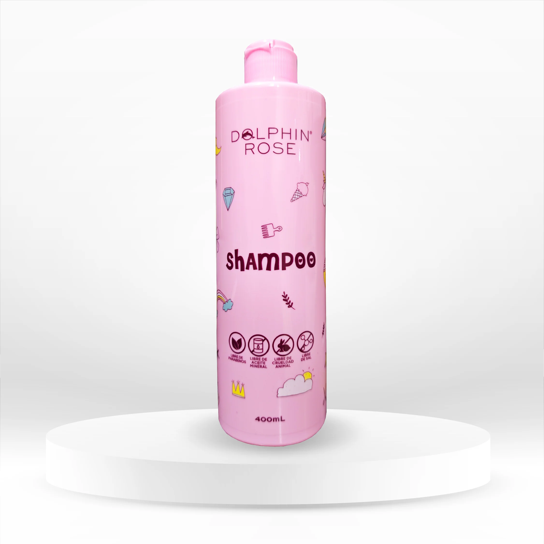 SHAMPOO HIDRATANTE GIRLS 400ML - DOLPHIN ROSE