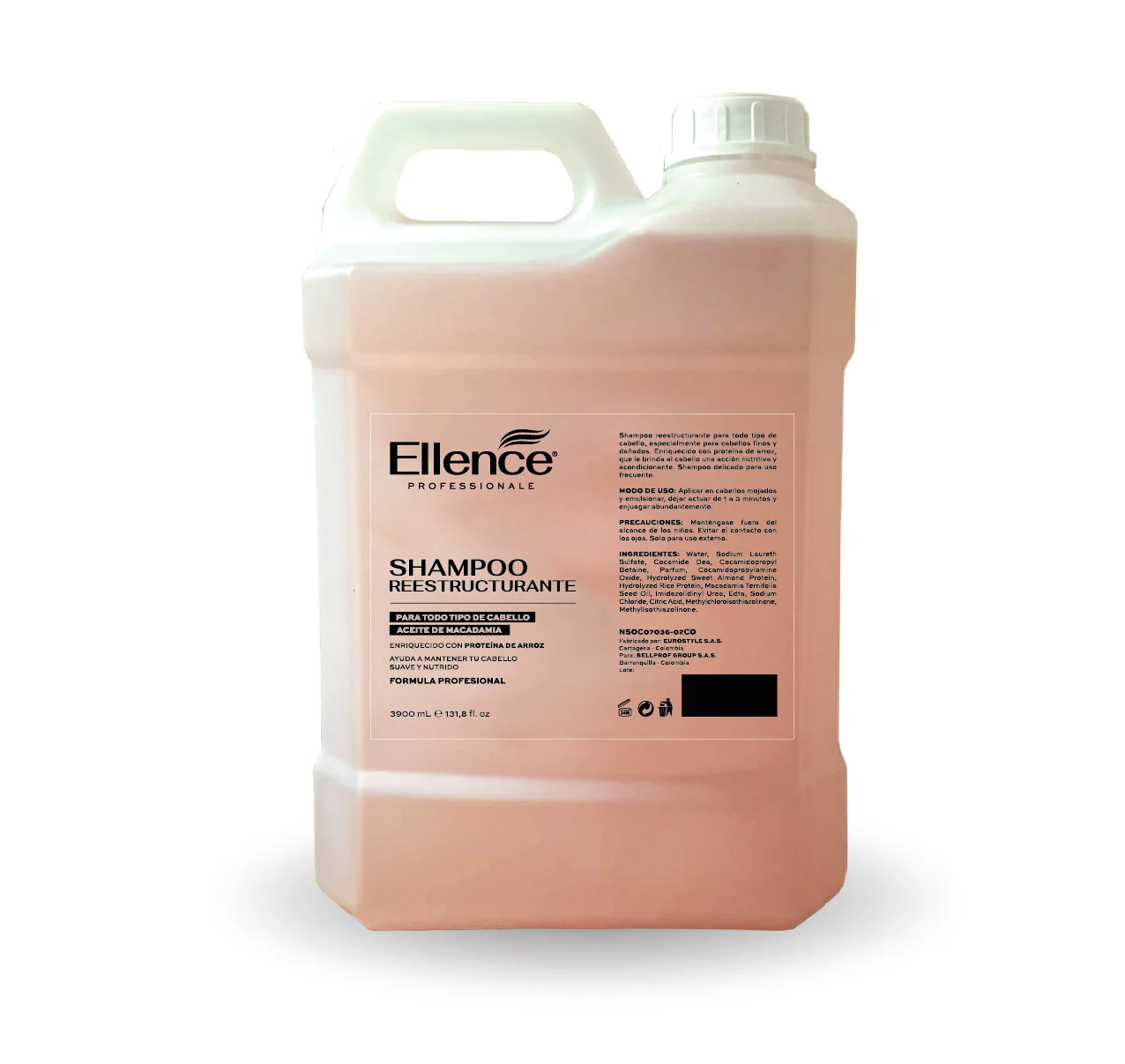 SHAMPOO REESTRUCTURANTE X3900ML - ELLENCE PROFESSIONALE
