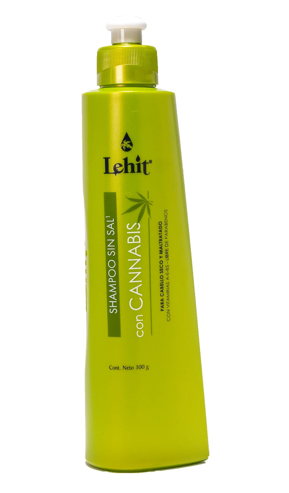 SHAMPOO SIN SAL DE CANNABIS X300 ML - LEHIT