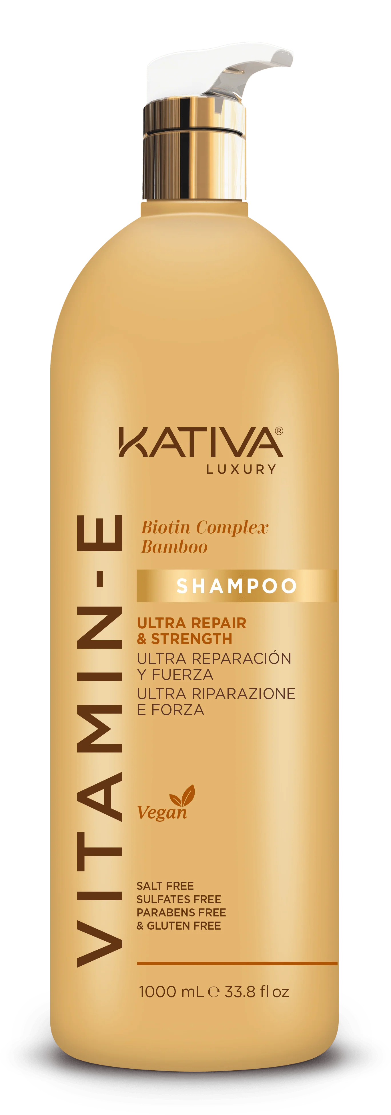 SHAMPOO VITAMIN-E 1000ML - KATIVA